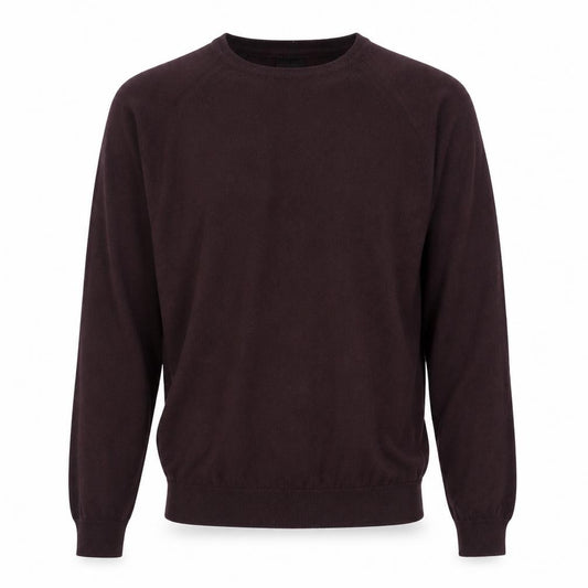 Front view of Burton men’s red cotton pullover sweatshirt, size S
