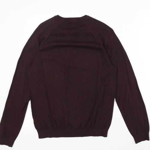 Burton Mens Red Cotton Pullover Sweatshirt Size S