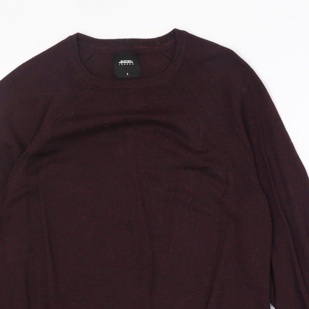 Burton Mens Red Cotton Pullover Sweatshirt Size S