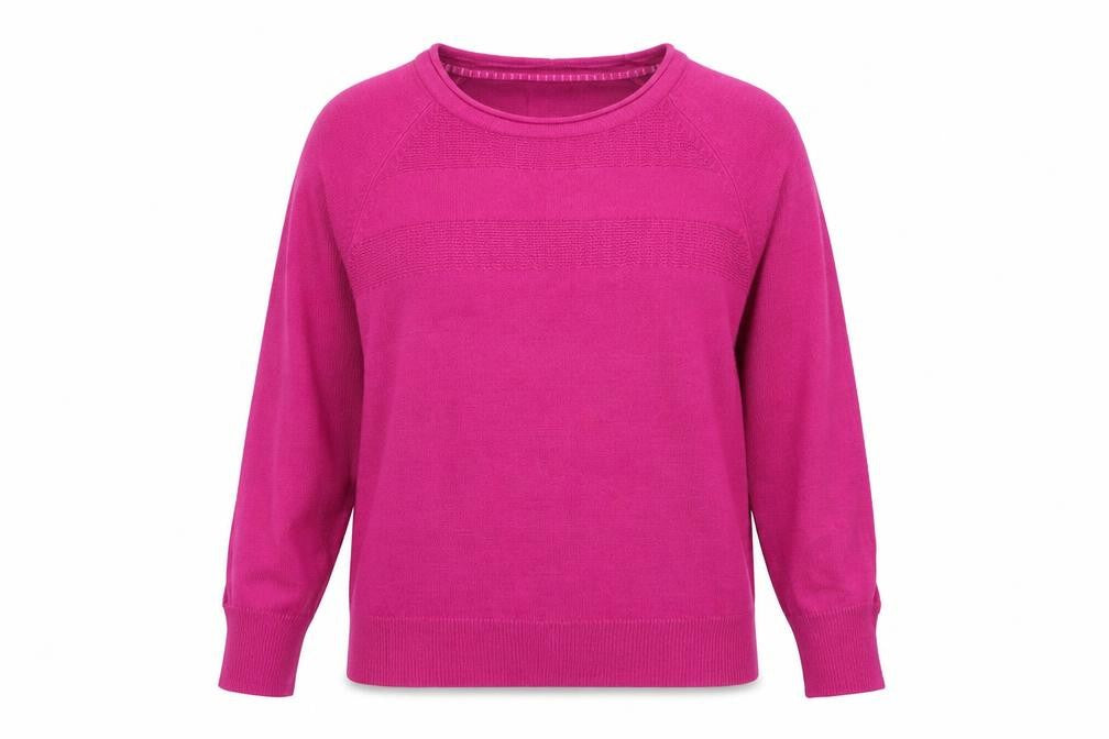 Per Una Womens Purple Round Neck Acrylic Pullover Jumper Size 16