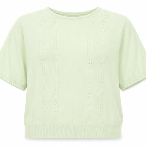 Damart Womens Green Round Neck Acrylic Pullover Jumper Size 16 - Size 16-18