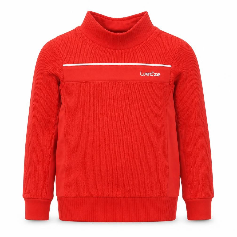 DECATHLON Boys Red Acrylic Pullover Sweatshirt Size 6 Years Pullover