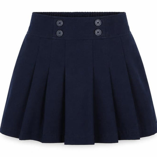 IZOD Girls Blue Polyester Flare Skirt Size 6 Years Regular Zip