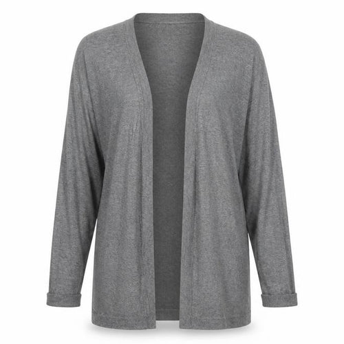 C&A Womens Grey V-Neck Viscose Cardigan Jumper Size S - Open