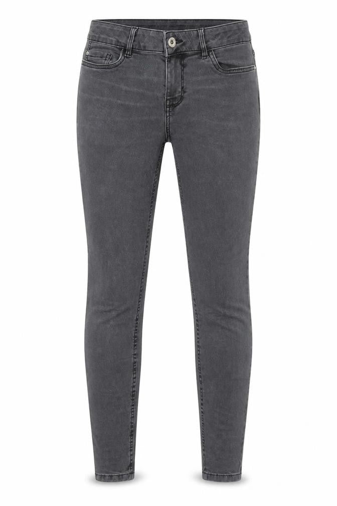 ORSAY Womens Grey Cotton Skinny Jeans Size 10 Regular Zip