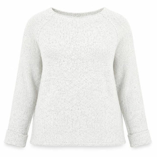 Originals Womens White Boat Neck Acrylic Pullover Jumper Size 14