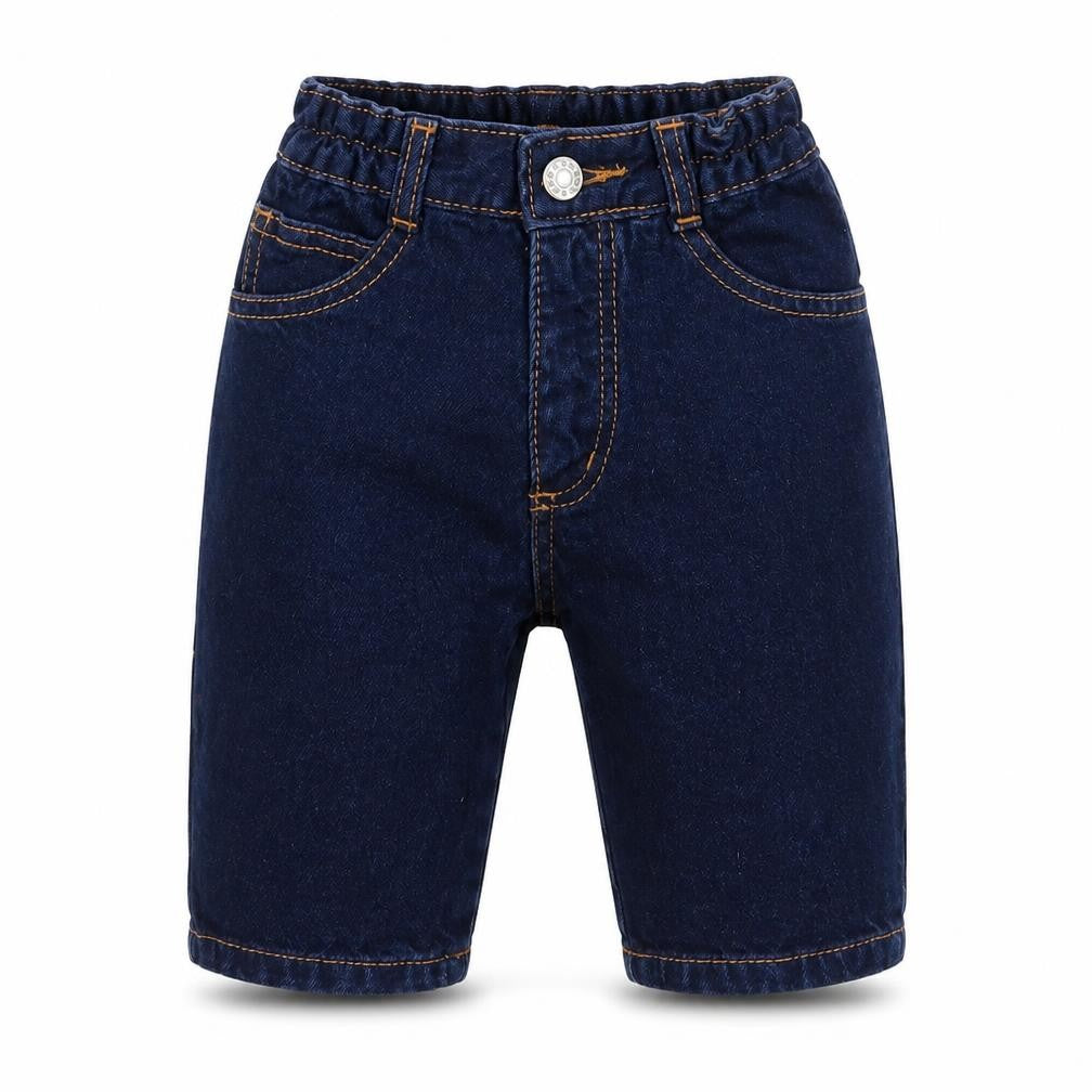 NEXT Boys Blue Cotton Capri Jeans Size 3-6 Months Zip