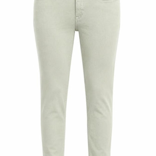Zara Womens Green Cotton Skinny Jeans Size 8 Regular Zip - Waist 21 inches