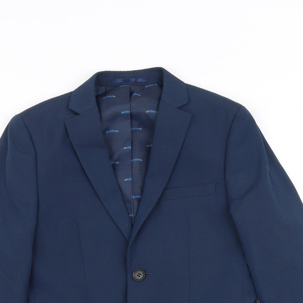 NEXT Boys Blue Jacket Size 10 Years Button - Suit Jacket