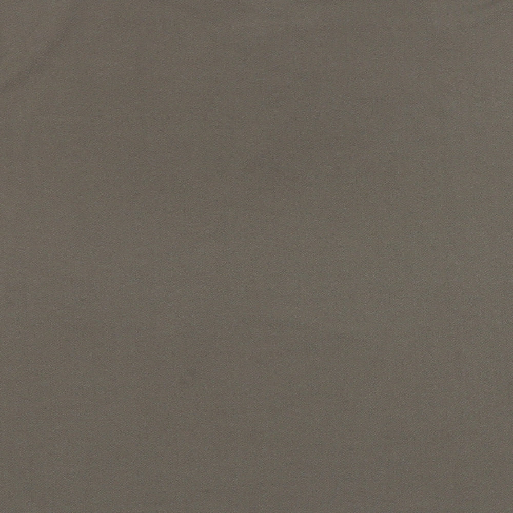 H&M Womens Brown Polyester Basic T-Shirt Size XL Boat Neck