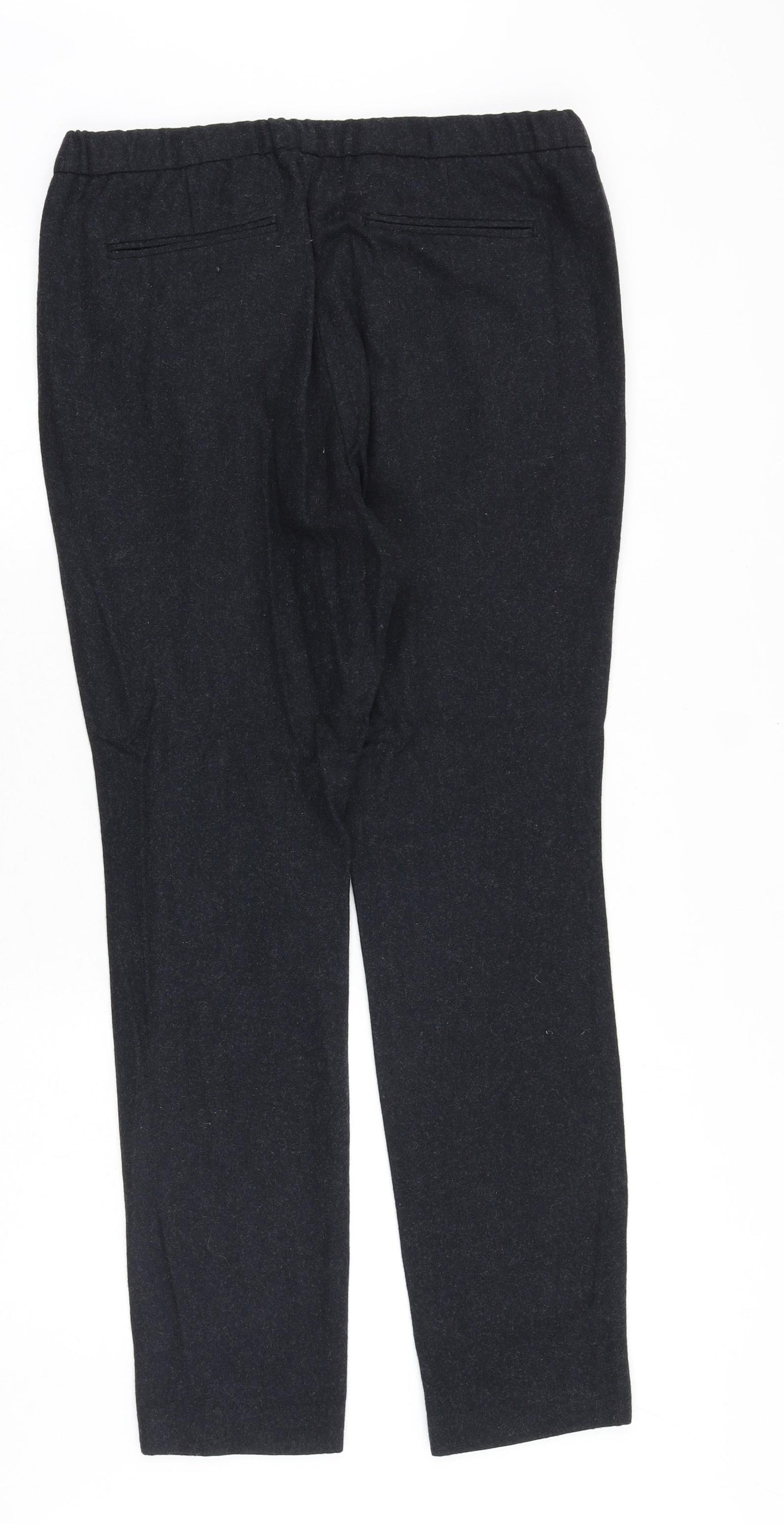 H&M Mens Grey Wool Trousers Size 32 in Regular