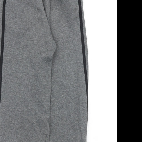 Lonsdale Boys Grey Cotton Jogger Trousers Size 5-6 Years Regular Pullover