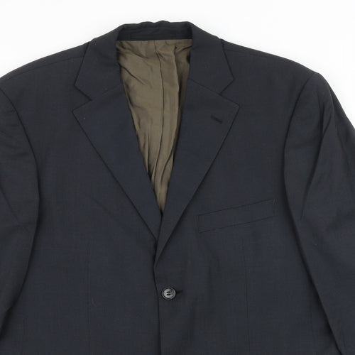 Spiedino Mens Grey Wool Jacket Suit Waistcoat Size 40 Regular