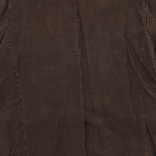 Boston Crew Mens Brown Polyester Jacket Blazer Size L Regular