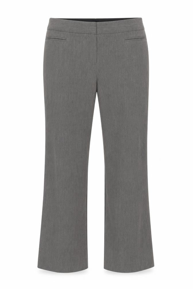 Banner Womens Grey Polyester Dress Pants Trousers Size 36 in Regular Zip