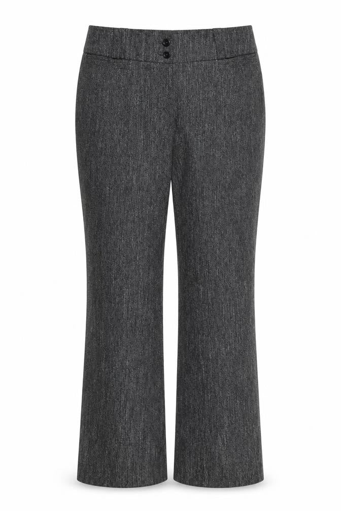 Dorothy Perkins Womens Grey Polyester Dress Pants Trousers Size 12 Regular Zip