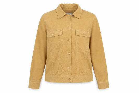 Front view of JFW women’s beige jacket, size UK 12, button