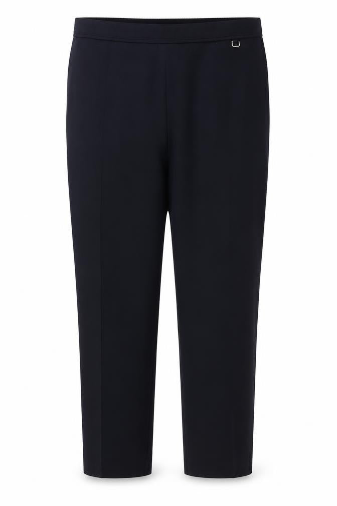 Marks and Spencer Womens Blue Polyester Carrot Trousers Size 16 L26 in Regular