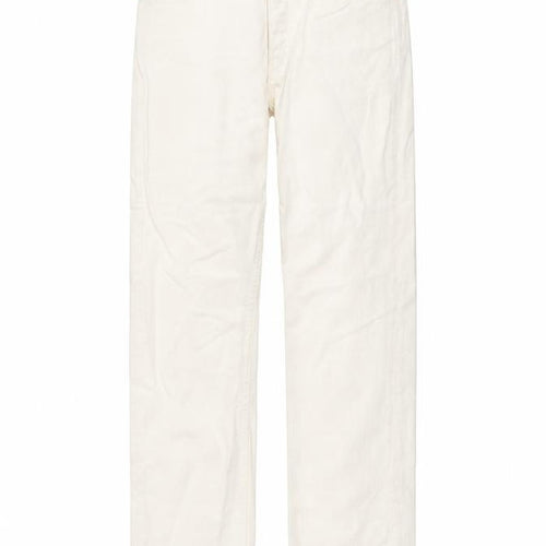 Reiko Womens Ivory Cotton Straight Jeans Size 25 in L25 in Regular Button