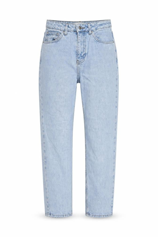 Topshop Womens Blue Cotton Straight Jeans Size 26 in L27 in Regular Button