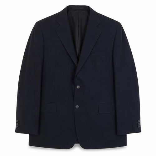 Marks and Spencer Mens Blue Polyacrylate Fibre Jacket Suit Jacket Size L Regular