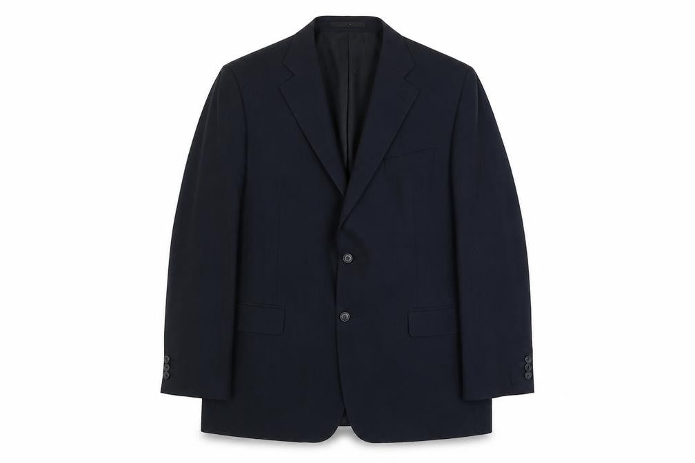 Marks and Spencer Mens Blue Polyacrylate Fibre Jacket Suit Jacket Size L Regular