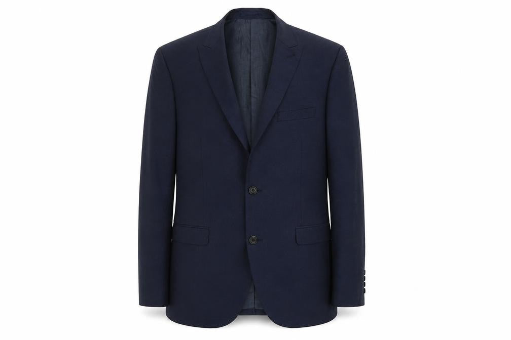 Next Mens Blue Polyester Jacket Suit Jacket Size M Regular