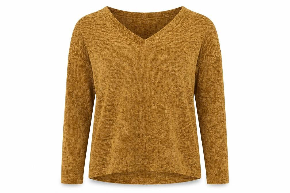 Capsule Womens Yellow Square Neck Polyester Pullover Jumper Size 12