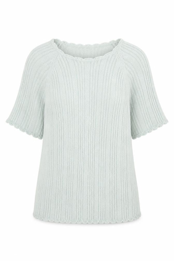 Berketex Womens Green Round Neck Acrylic Pullover Jumper Size 14