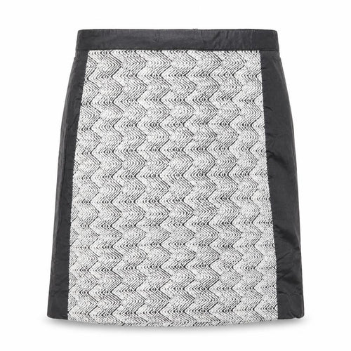 H&M Womens Multicoloured Geometric Cotton A-Line Skirt Size 8 Zip
