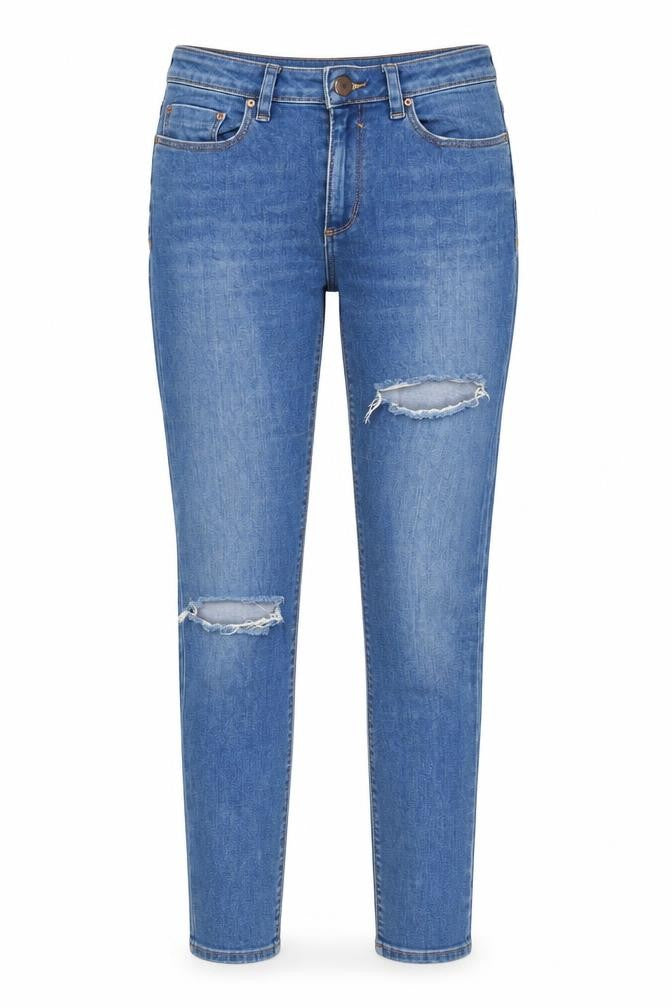 ASOS Womens Blue Cotton Skinny Jeans Size 28 in Regular Zip