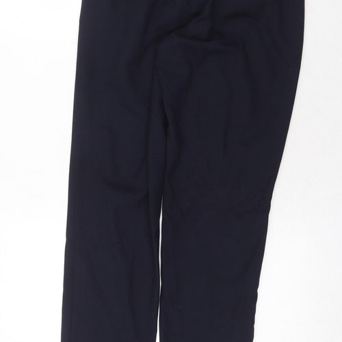 NEXT Mens Blue Polyester Chino Trousers Size 32 in Regular Zip