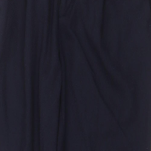 NEXT Mens Blue Polyester Chino Trousers Size 32 in Regular Zip