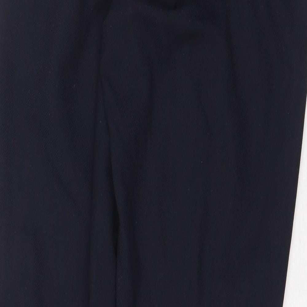 NEXT Mens Blue Polyester Chino Trousers Size 32 in Regular Zip