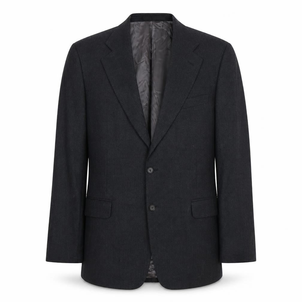 Front view of Marks & Spencer men’s grey wool jacket suit jacket, size 44, regular