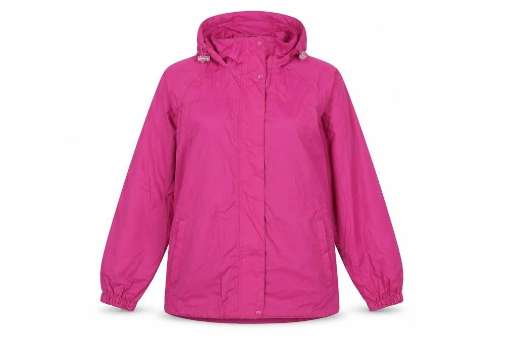 Neutral Territory Womens Pink Windbreaker Jacket Size S Zip