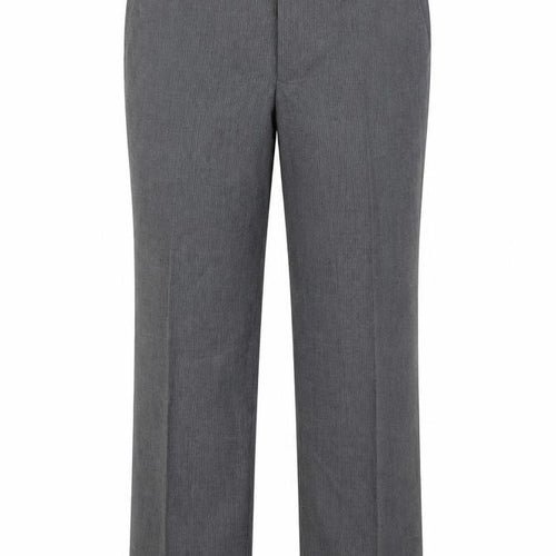 Burton Mens Grey Striped Polyester Dress Pants Trousers Size 36 in Regular Zip
