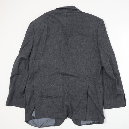 Marks and Spencer Mens Blue Wool Jacket Suit Jacket Size 42 Regular