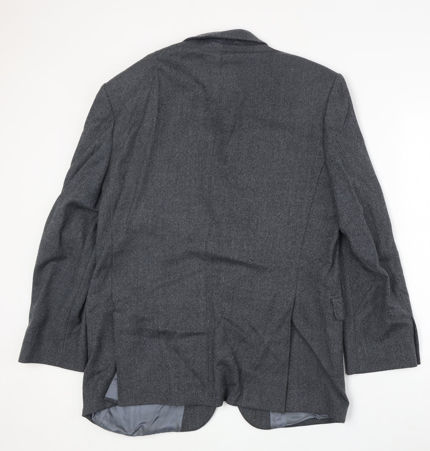 Marks and Spencer Mens Blue Wool Jacket Suit Jacket Size 42 Regular