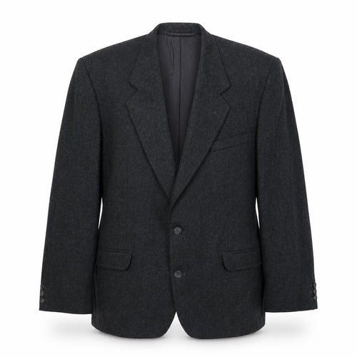 Burton Mens Grey Wool Jacket Suit Jacket Size 40 Regular