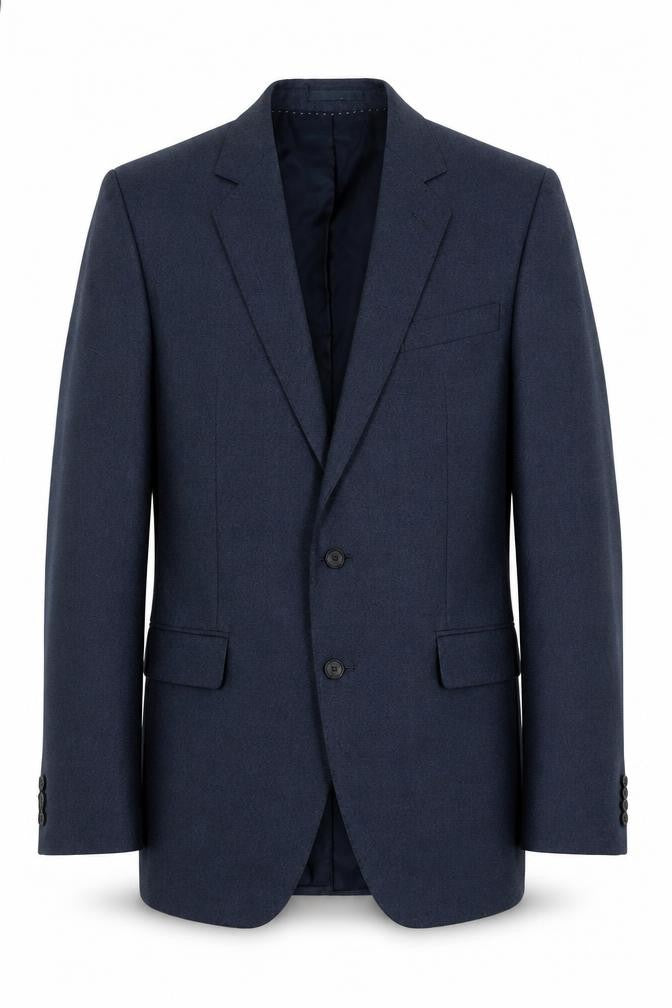 Centar Mens Blue Polyester Jacket Suit Jacket Size 44 Regular