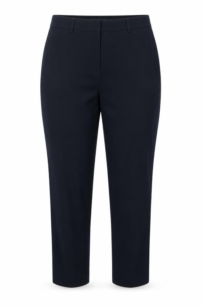 Marks and Spencer Womens Blue Polyester Dress Pants Trousers Size 14 Regular Zip