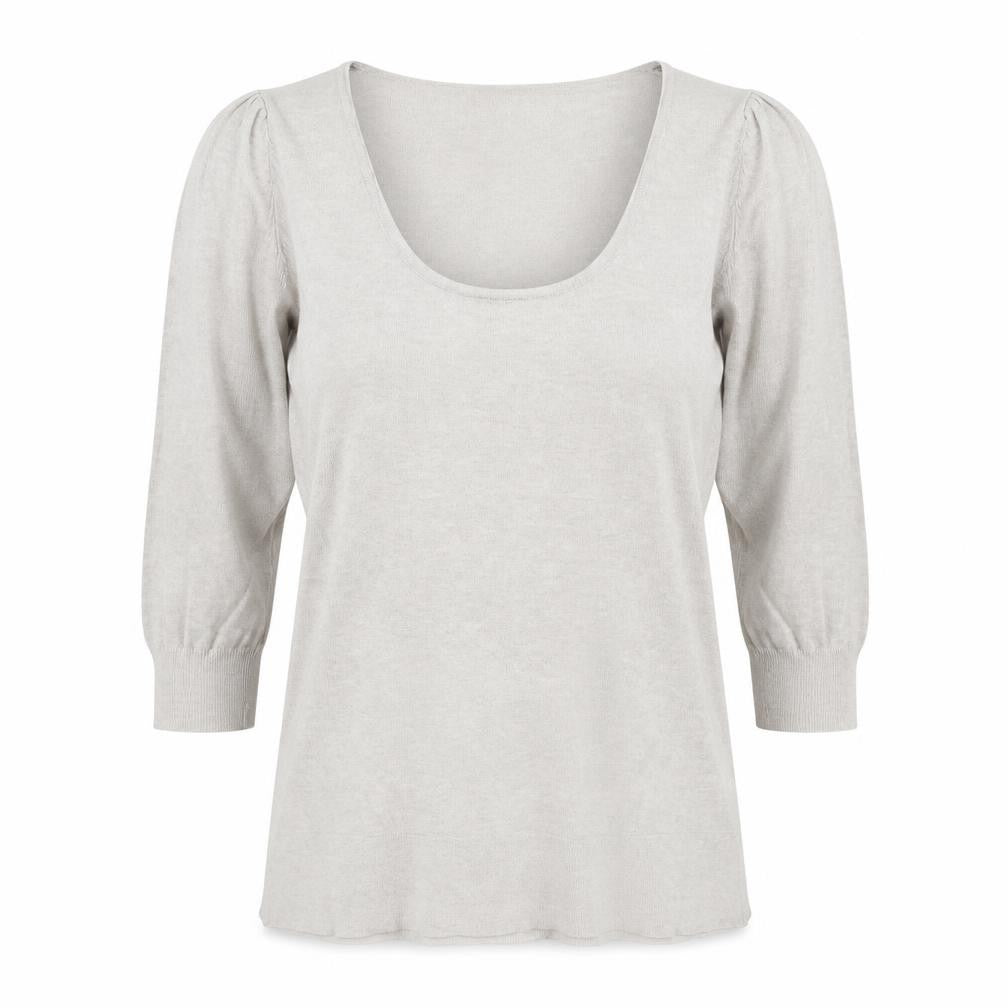 Zara Womens Grey Polyester Basic T-Shirt Size S Round Neck