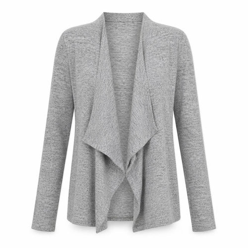 Dorothy Perkins Womens Grey V-Neck Polyester Cardigan Jumper Size 8