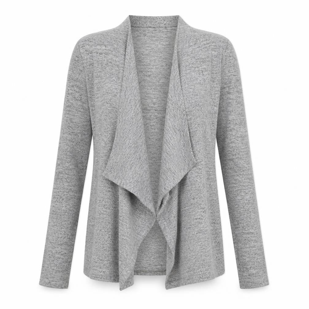 Dorothy Perkins Womens Grey V-Neck Polyester Cardigan Jumper Size 8
