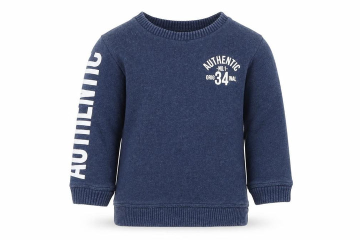 Mothercare Boys Blue Cotton Pullover Jumper Size 12-18 Months Pullover - Authentic