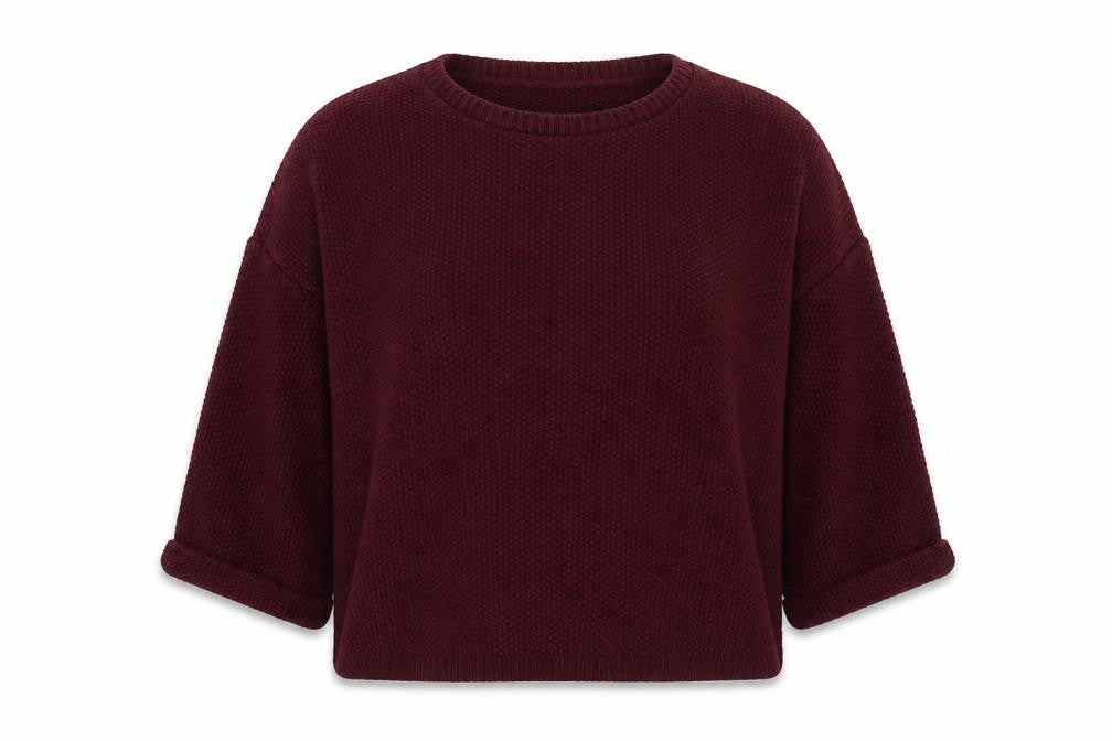 New Look Girls Red Round Neck Acrylic Pullover Jumper Size 10-11 Years Pullover