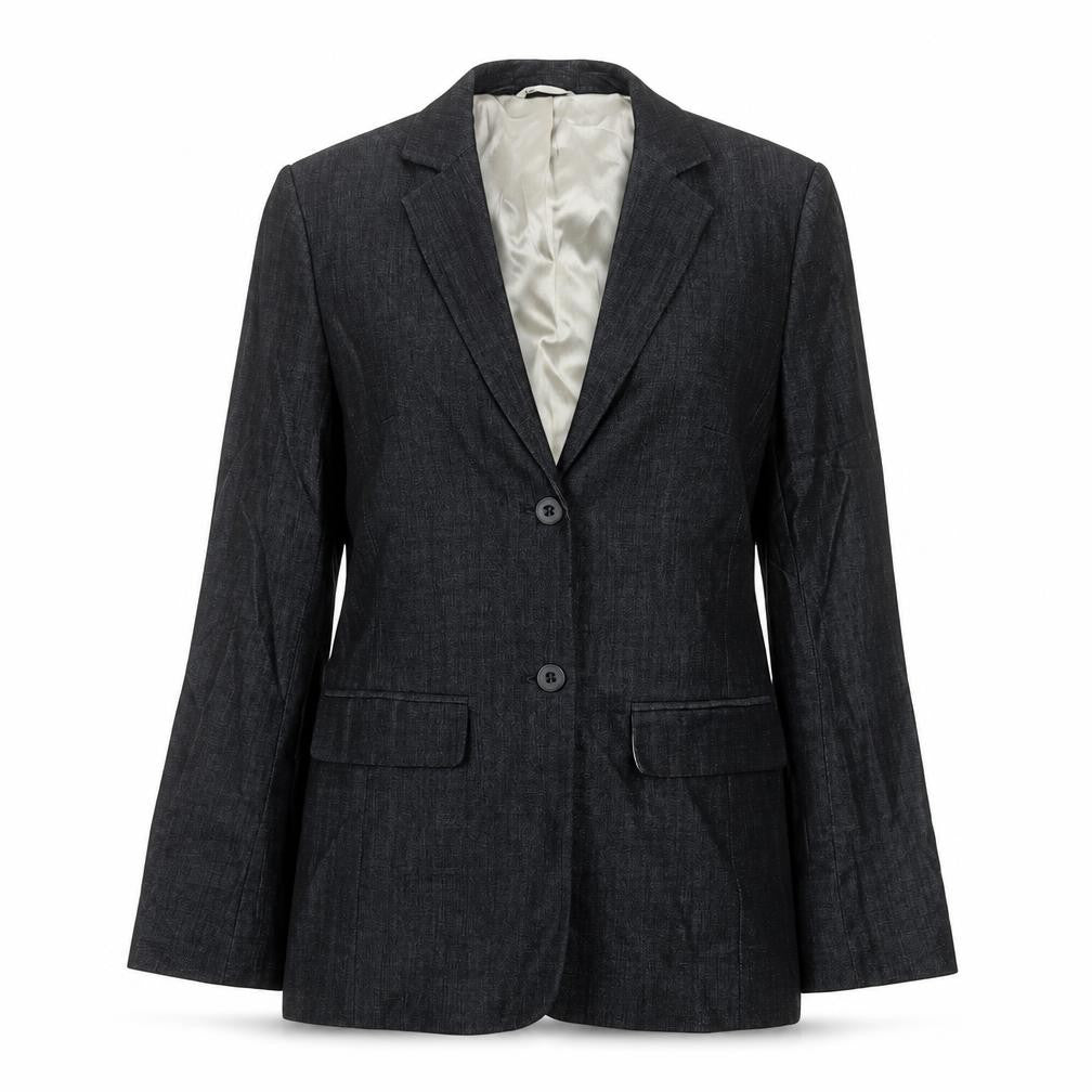 Front view of Principles women’s grey wool jacket suit jacket, size UK 8