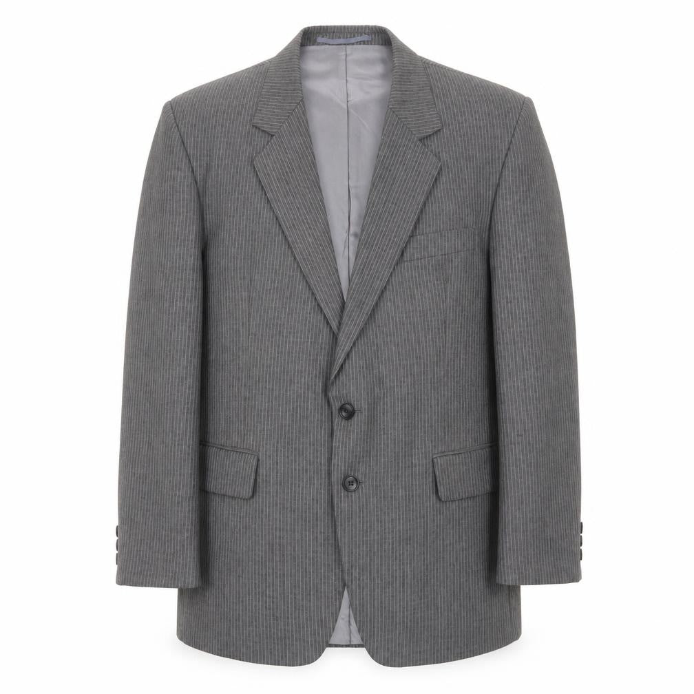 Greenwoods Mens Grey Polyester Jacket Suit Jacket Size 42 Regular