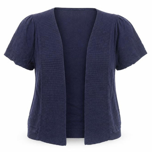 Marks and Spencer Womens Blue V-Neck Viscose Cardigan Jumper Size 12